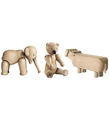 Kay Bojesen Træfigurer - Sampak Liliput - 3 pak - Eg