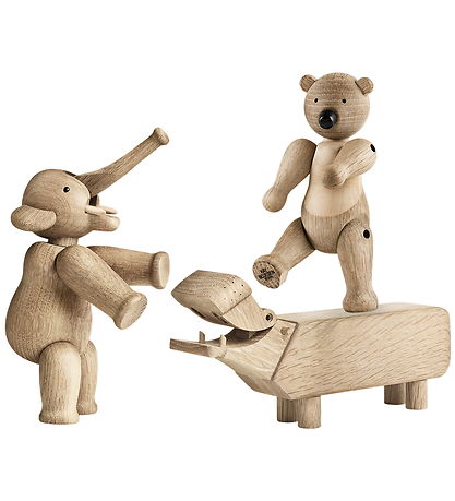 Kay Bojesen Træfigurer - Sampak Liliput - 3 pak - Eg