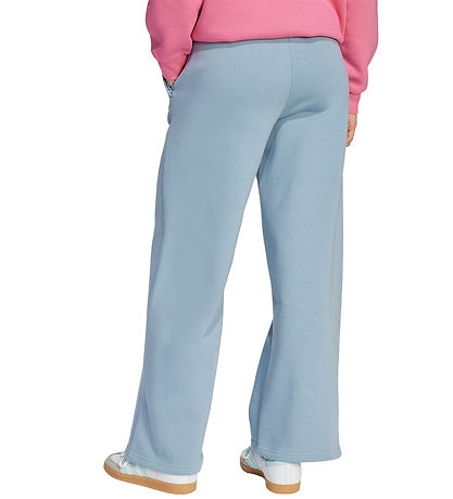 adidas Originals Sweatpants - Wide Leg - TACBLU/WHITE