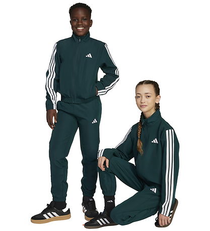 adidas Performance Træningssæt - J 3S WV TS - AURIVY/WHITE