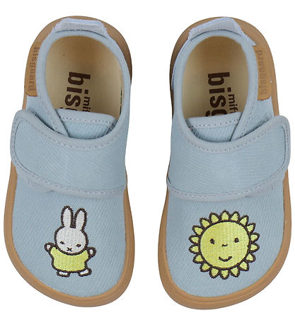 Bisgaard X Miffy Hjemmesko - Barefoot - Skyblue