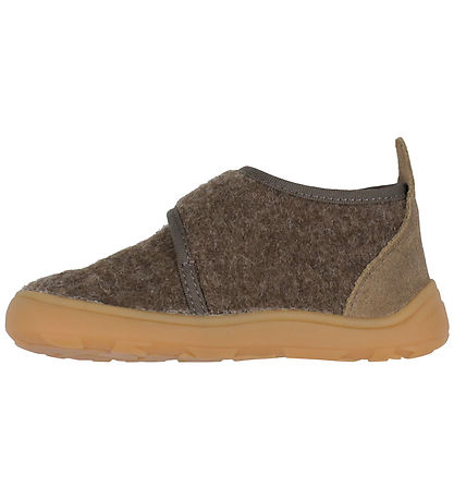 Bisgaard X Miffy Hjemmesko - Uld - Barefoot - Dark Brown