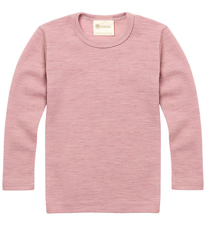 Engel Bluse - Uld - Rosewood Melange