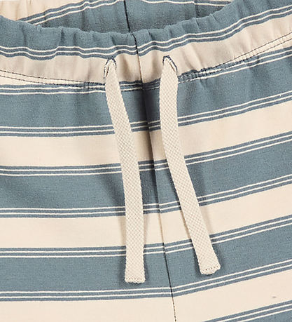 Müsli Sweatpants - Stripe Baby - Oak/Stormy Blue
