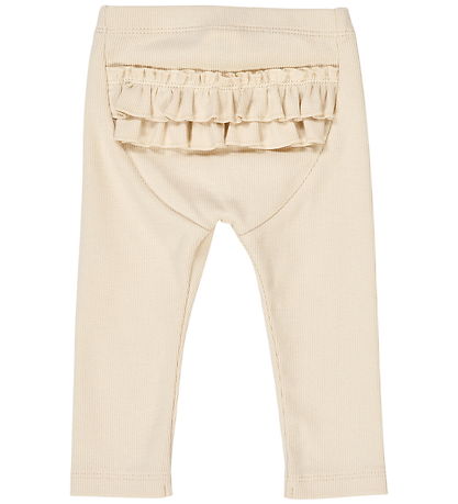 Müsli Leggings - Rib - Frill Baby - Cozy Me - Oak