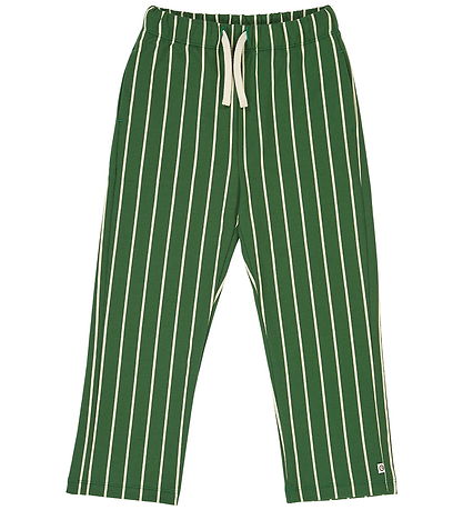 Müsli Sweatpants - Pinstripe - Green Gables/Oak
