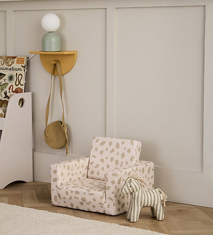 Kids Concept Lænestol - Flodbar - White/Beige