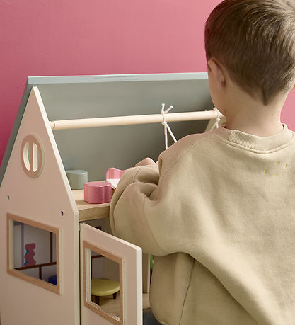 Kids Concept Dukkehus - Aiden - Træ/Multifarve