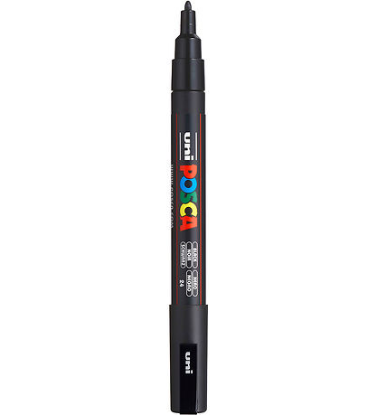 Posca Tuscher - PC-3M - 4 stk. - Rød/Gul/Blå/Sort