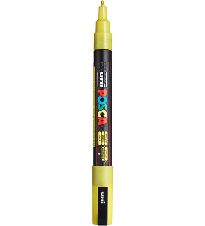 Posca Tuscher - PC-3M - 4 stk. - Orange/Rosa/Rød/Gul m. Glimmer