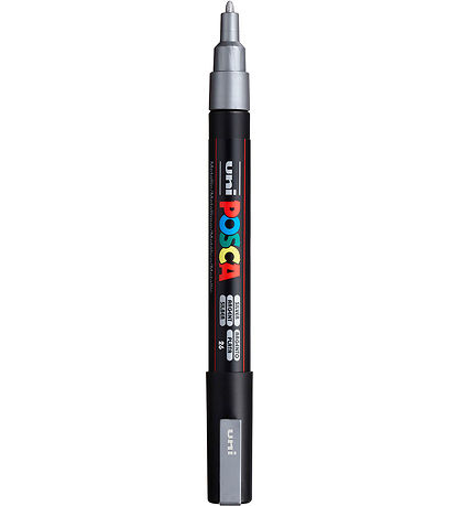 Posca Tuscher - PC-3M - 4 stk. - Guld/Hvid/Sølv/Sort