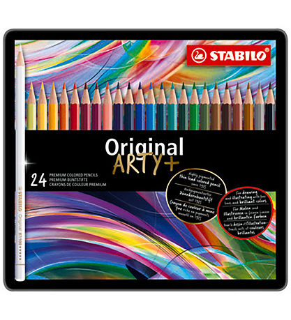 Stabilo Farveblyanter - Original Arty + - 24 stk - Multifarvet