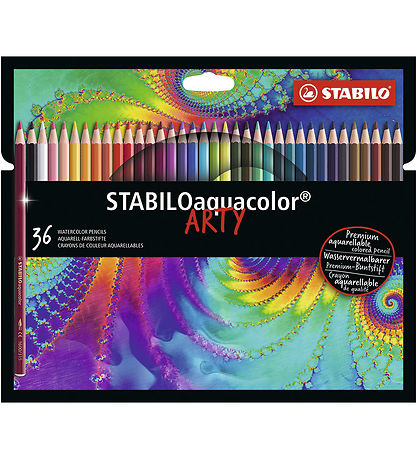 Stabilo Farveblyanter - Aquacolor Arty - 36 stk - Multifarvet