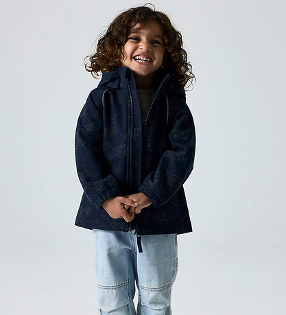 Name It Softshelljakke m. Fleece - NmmAlfa08 - Dark Sapphire