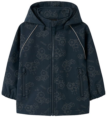 Name It Softshelljakke m. Fleece - NmmAlfa08 - Dark Sapphire