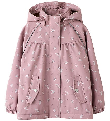 Name It Softshelljakke m. Fleece - NmfAlfa08 - Ashape - Woodrose