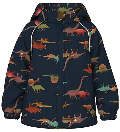 Name It Softshelljakke m. Fleece - NmfAlfa08 - Dark Sapphire/DIN