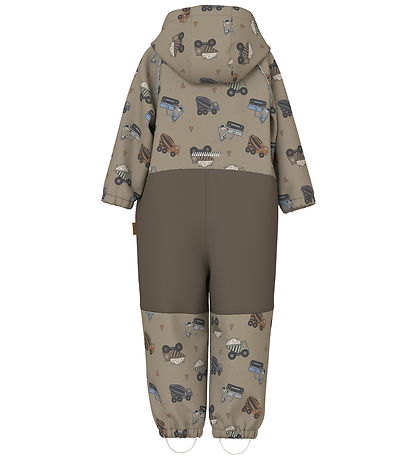 Name It Softshelldragt m. Fleece - NmmAlfa08 - Noos - Silver Min