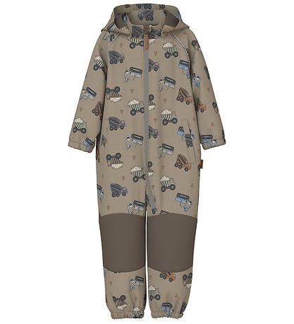 Name It Softshelldragt m. Fleece - NmmAlfa08 - Noos - Silver Min