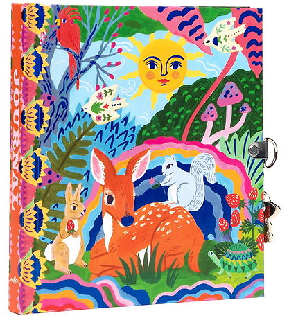 Eeboo Dagbog med Lås - Bambi