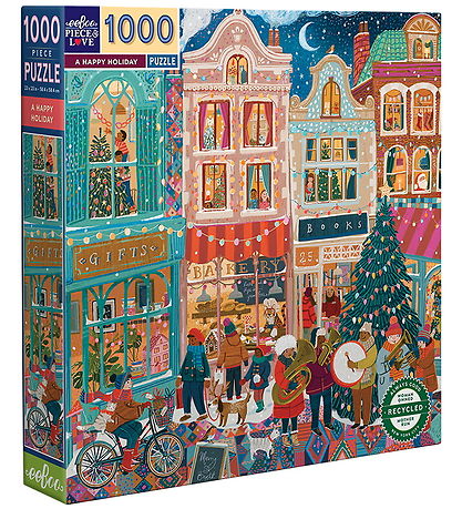Eeboo Puslespil - 1000 Brikker - A Happy Holiday