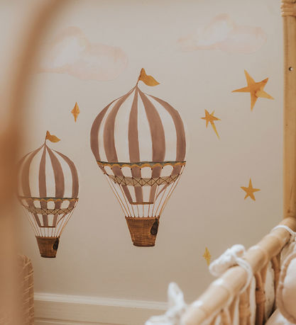 Thats Mine Væg klistermærker - Dreamy balloons - Brown
