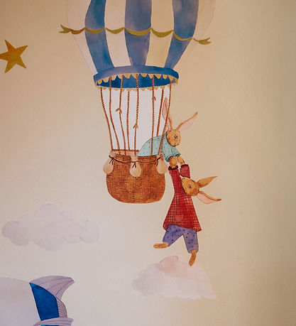 Thats Mine Væg Klistermærker - Flying adventures - Multi