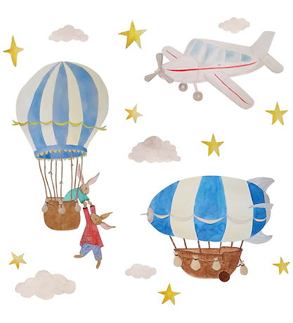 Thats Mine Væg Klistermærker - Flying adventures - Multi