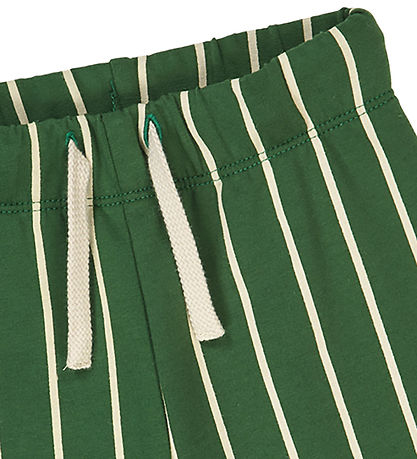 Müsli Sweatpants - Pinstripe - Green Gables/Oak