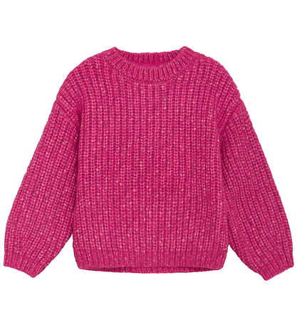 Minymo Bluse Knit - Fuchsia Fedora