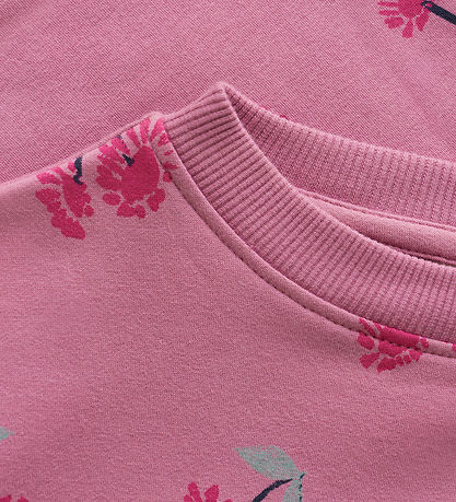 Minymo Sweatshirt - AOP - Mauve Orchid