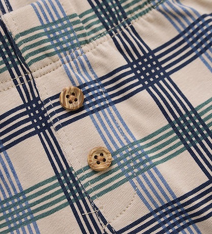 Minymo Bukser - AOP - Oxford Tan
