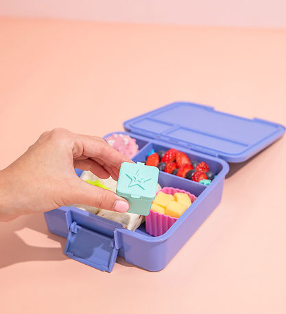 MontiiCo Snackbøtter - Bento Dip & Sauce - 2-pak - Marine