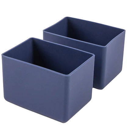 MontiiCo Indsatser - 2-pak - Bento Feast - Silikone - Navy