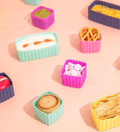 MontiiCo Indsatser - 3-pak - Bento Cups - Silikone - Floss