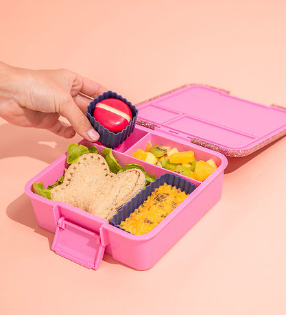 MontiiCo Indsatser - 3-pak - Bento Cups - Silikone - Navy