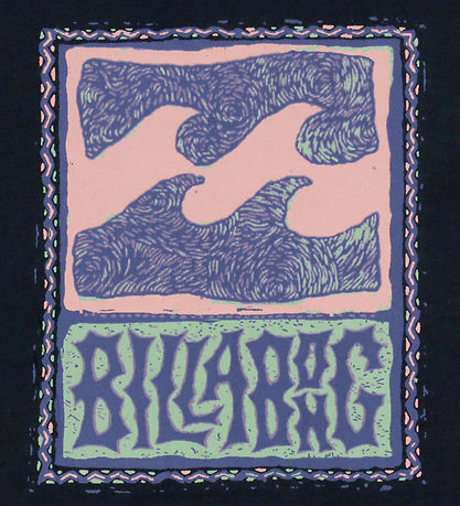 Billabong T-Shirt - Stamp - Sort m. Print