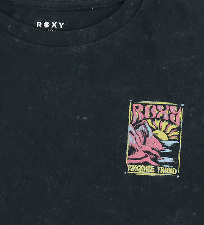 Roxy T-Shirt - Eve Oversize - Anthracite m. Print