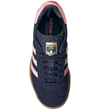 adidas Originals Sko - Gazelle Bold J - NINDIG/GLOPNK/GOLDMT