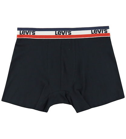 Levis Boxershorts - 3-pak - Rød/Sort/Grøn