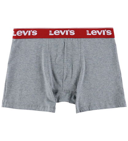 Levis Boxershorts - 3-pak - Black/Gråmeleret