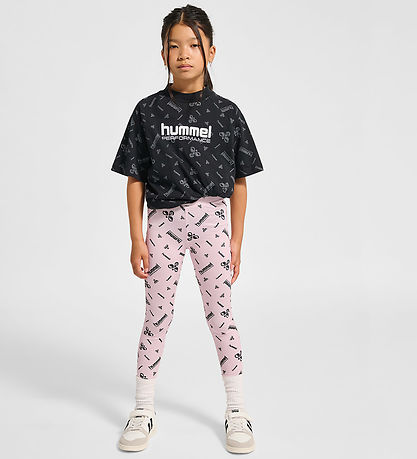 Hummel Tights - hmlJR GYM - Barely Pink