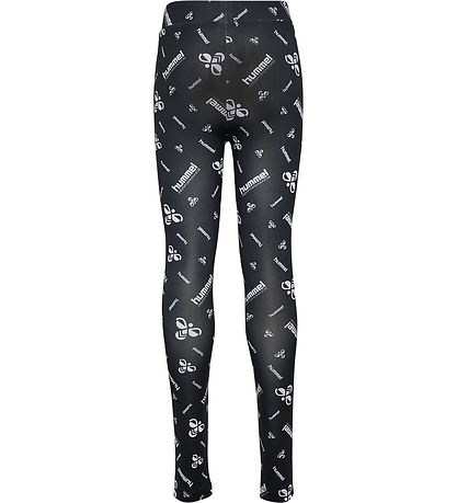 Hummel Tights - hmlJR GYM - Sort/Hvid