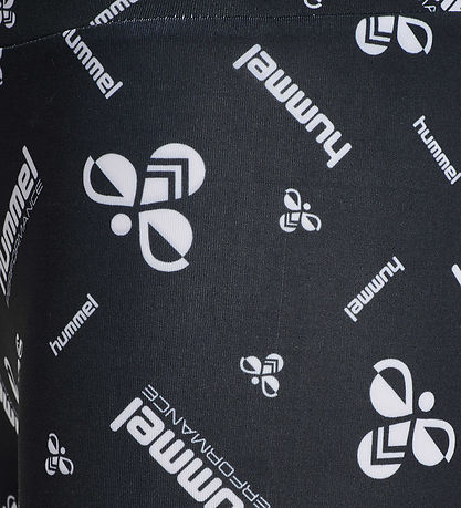 Hummel Tights - hmlJR GYM - Sort/Hvid