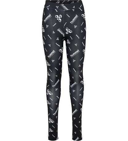Hummel Tights - hmlJR GYM - Sort/Hvid
