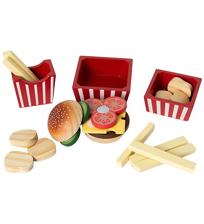MaMaMeMo Legemad - Burger Menu - Træ