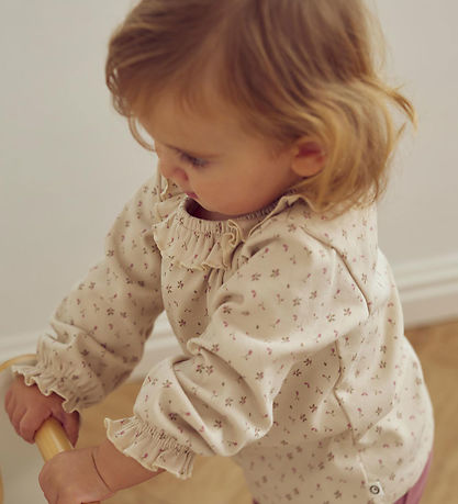 Müsli Bluse - Aster Frill - Oak/Nostalgia Rose/Beige