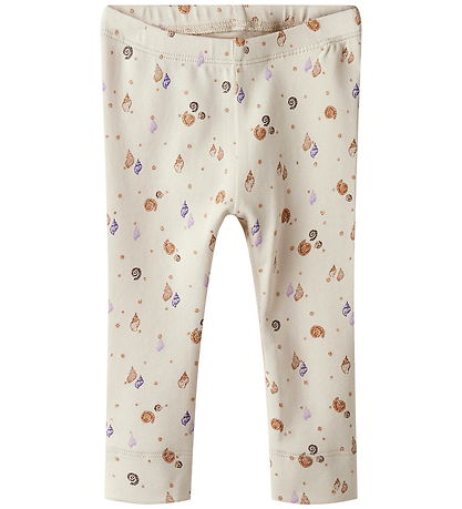 Name It Leggings - NbfHiline - Sandshell