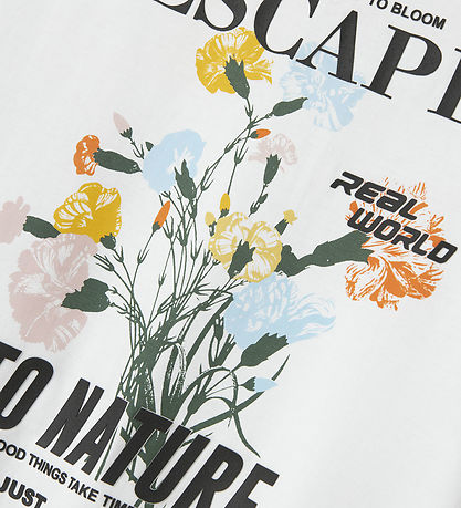 Name It T-shirt - NkmLaurel - Bright White