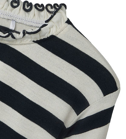 Name It Bluse - NkfPrakula - Dark Sapphire/Bright White